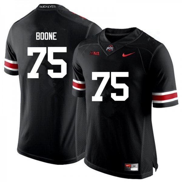 Ohio State Buckeyes #75 Alex Boone Men College Jersey Black OSU98352